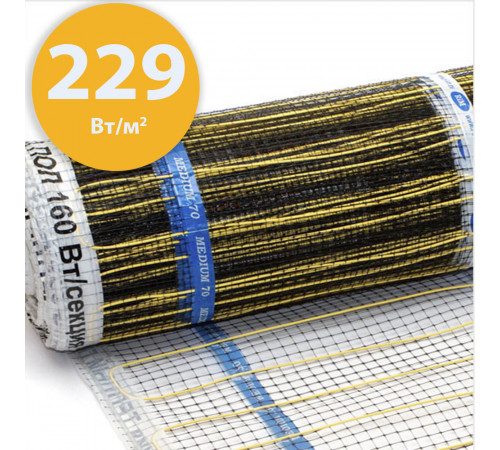Секции тёплого пола РИМ MEDIUM-70 mini - 160Вт/0.7м² на отрез Секции тёплого пола РИМ MEDIUM-70 mini - 160Вт/0.7м² на отрез