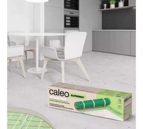 Нагревательный мат для теплого пола CALEO SUPERMAT 130 Вт/м2, 3,6 м2 Нагревательный мат для теплого пола CALEO SUPERMAT 130 Вт/м2, 3,6 м2
