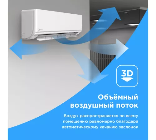 Настенная сплит-система Midea Unlimited MSAG2-07HRN1-I/MSAG2-07HRN1-O Настенная сплит-система Midea Unlimited MSAG2-07HRN1-I/MSAG2-07HRN1-O