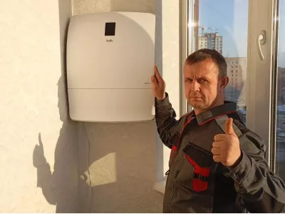 Монтаж приточных очистителей воздуха Ballu в квартире  | Буран Сочи